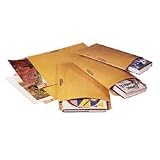 Jiffy Rigi Bag Mailer, Side Seam, #6, 12 1/2 x 15, Golden Brown, 100/Carton
