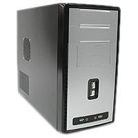 AOpen Computer H435A RoHS Schwarz/silber PC Gehäuse MidiTower 2 x 5.25 Schwarz/Silber