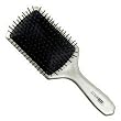 Luxor Pro Silver Polytip Cushion Paddle Brush 3.5" - 13 rows (pack of 3)