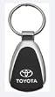 Toyota Chrome/Black Teardrop Keychain