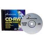 IMATION CD-RW MEDIA 4X 650MB 74MIN SPINDLE 25-PK (Retail)