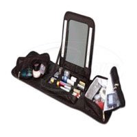 TRAVEL VANITY COSMETIC BAG MAKEUP CASE W/LIGHT