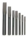 Cold Chisel Set,7pc Westward 4BU67