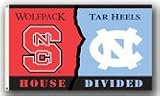 North Carolina vs NC State Rivalry 3x5 Flag