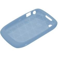OEM RIM Blackberry LIGHT BLUE KANDOR FROST Embossed Silicone Case Rubber Gel Skin Cover for Blackberry Curve 8520, Curve 2 8530