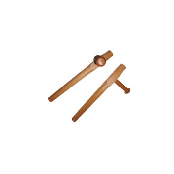 【国産木刀】赤樫製 トンファー丸型棒握式