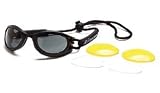 Body Specs BS Cups Goggles w/ Black Frame and Smoke Lenses