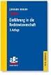 Einf�hrung in die Rechtswissenschaft