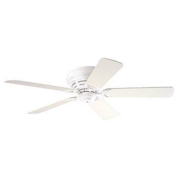 Monte Carlo 5DH52TW Designer Hugger 52-in Textured White Ceiling Fan With White/Country Pine Blades