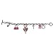 Betty Boop Ladies Cool Breeze Charm with Austrian Crystals Bracelet
