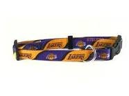 Los Angeles Lakers XXS dog collar Purple Licensed 3-8lb dogs