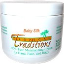 Tropical Traditions Organic Virgin Coconut Oil Moisturizing Cream - Baby Silk - 4-oz