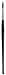 da Vinci Watercolor Series 35 Maestro Paint Brush, Round Long Taper Kolinsky Red Sable, Size 6 (35-06)
