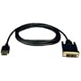 Tripp Lite P566-010 HDMI to DVI Gold Digital Video Cable HDMI-M / DVI-M - 10ft