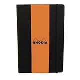 Rhodia Webnotebook Black 5 1/2 X 8 1/4