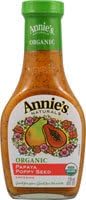 Annie's Naturals Organic Dressing Papaya Poppy Seed - 8 fl oz