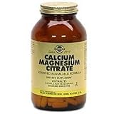 Calcium Magnesium Citrate Tablets By Solgar - 250 Count