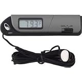 Bell Automotive 28001 Slimline Indoor Outdoor Thermometer & Clock by Bell