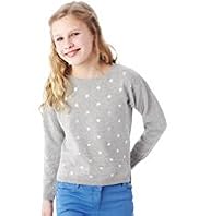 Limited Pure Cotton Star Print Jumper