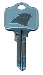 Carolina Panthers Kwikset KW1 House Key