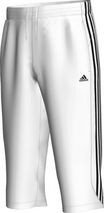 Adidas Damen 3/4 Sporthose ESS 3S, white/black, S, X20063