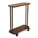 Cane Holder - solid wood . This elegant cane case helps to organizer your canes. It has wheels for the best convenience. This walking cane stand holds 23 canes.