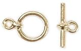 Cousin Precious Accents 10mm Toggle Clasps 1/Pkg Gold 25791-01, 3 Item(s)/Order