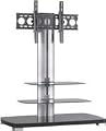 SANUS SYSTEM Flat Panel TV Stand Platinum Furniture ( Black )