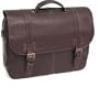 Kenneth Cole Reaction "Show Business" 4" Double Gusset Flapover Laptop Briefcase
