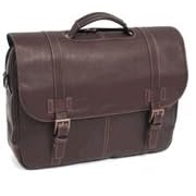 Kenneth Cole Reaction Show Business 4 Double Gusset Flapover Laptop Briefcase