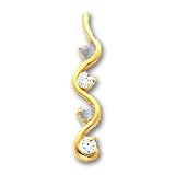 14k AA Diamond Journey Pendant