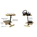 Speedblack Electronic Steering Wheel and Pedals Universal Stand System (Racing Flight...