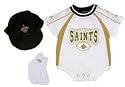 New Orleans Saints Infant Creeper with Cap and Booties