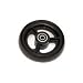 Black Spoke Wheelchair Casters - 5 inch