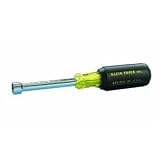Klein Tools 630-7/16 7/16-Inch Cushion-Grip Hollow-Shank Nut Driver with 3-Inch Shank