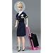 Continental Flight Attendant Doll