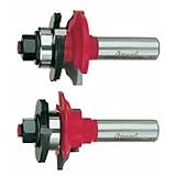 Freud 99-261 1-11/16-Inch Matched Rail and Stile Bit Set with 23/32-Inch Carbide Height