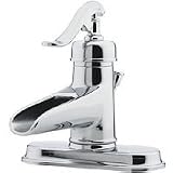 Price Pfister 042-YP0C Ashfield Single-Handle 4-Inch Centerset Lavatory Faucet with Pop-Up, Chrome