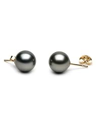 Tahitian Pearl Earrings: 9-10mm, AA+