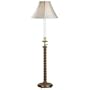 Marcel Walnut Wood Spiral Adjustable Height Floor Lamp