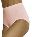 Barelythere Women's Damask Microfiber Full Brief Panty #2703