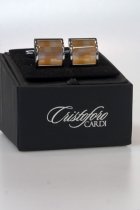 Cufflinks - Cristoforo Cardi Mandarin Mosaic Catseye