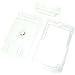PCMICROSTORE Brand Motorola Q9m / Q9c (NOT compatible with Motorola Q Global / Q9h) Translucent Clear Snap-On Case Cover with Removable Swivel Belt Clip