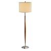 Adesso Hudson Floor Lamp, Dark Maple