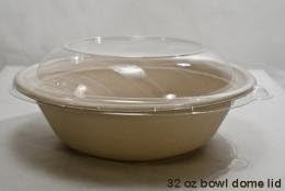 IFN PET Dome Lid for 32oz Bamware Bowl (Sleeve of 125)