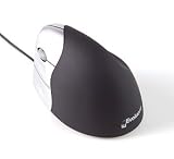 Evoluent right hand vertical computer mouse with 5 programmable buttons and ergonomic design, EACH