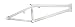 Sporting Goods : DK Kachinsky BMX Bike Frame - 21.1 Inch - White