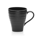 Swirl Square Black Mug