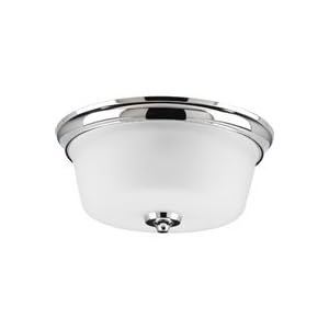 Progress Lighting P3836-15 Lahara 2-Light Flush Mount in Polished Chrome - P3836 by Progress Lighting