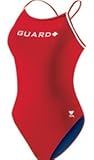 TYR Women's Guard Microback 1 PC - Red - 36